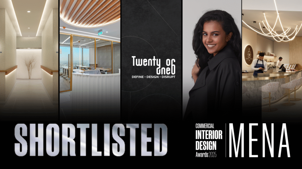 TwentyOne06 has been shortlisted at the CID Awards 2025: MENA across 5 prestigious categories